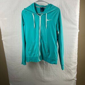 Nike Turquoise Full Zip Hoodie